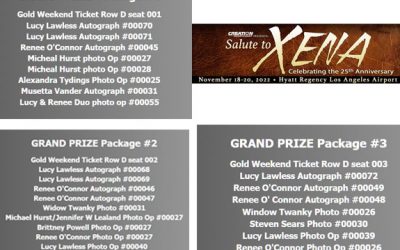 Win The ULTIMATE 2022 Xena Convention Package! Enter to Win!